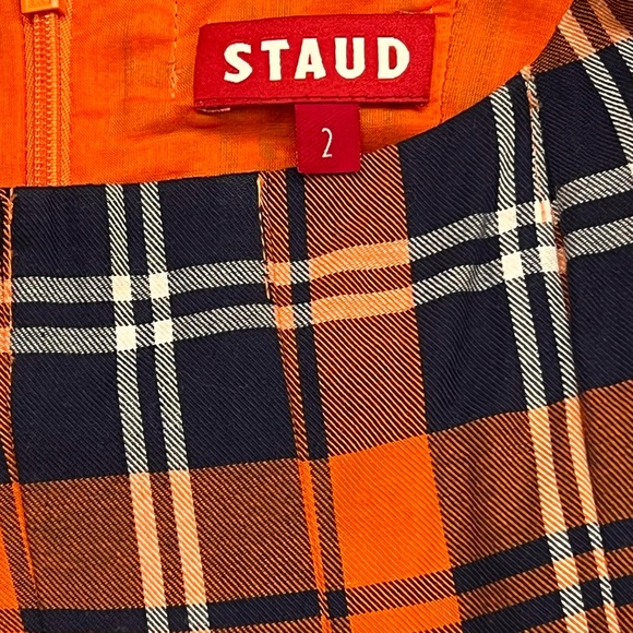 NWOT Staud Wells Maxi Dress Poppy Plaid 🌟Rare🌟 - Picture 16 of 16